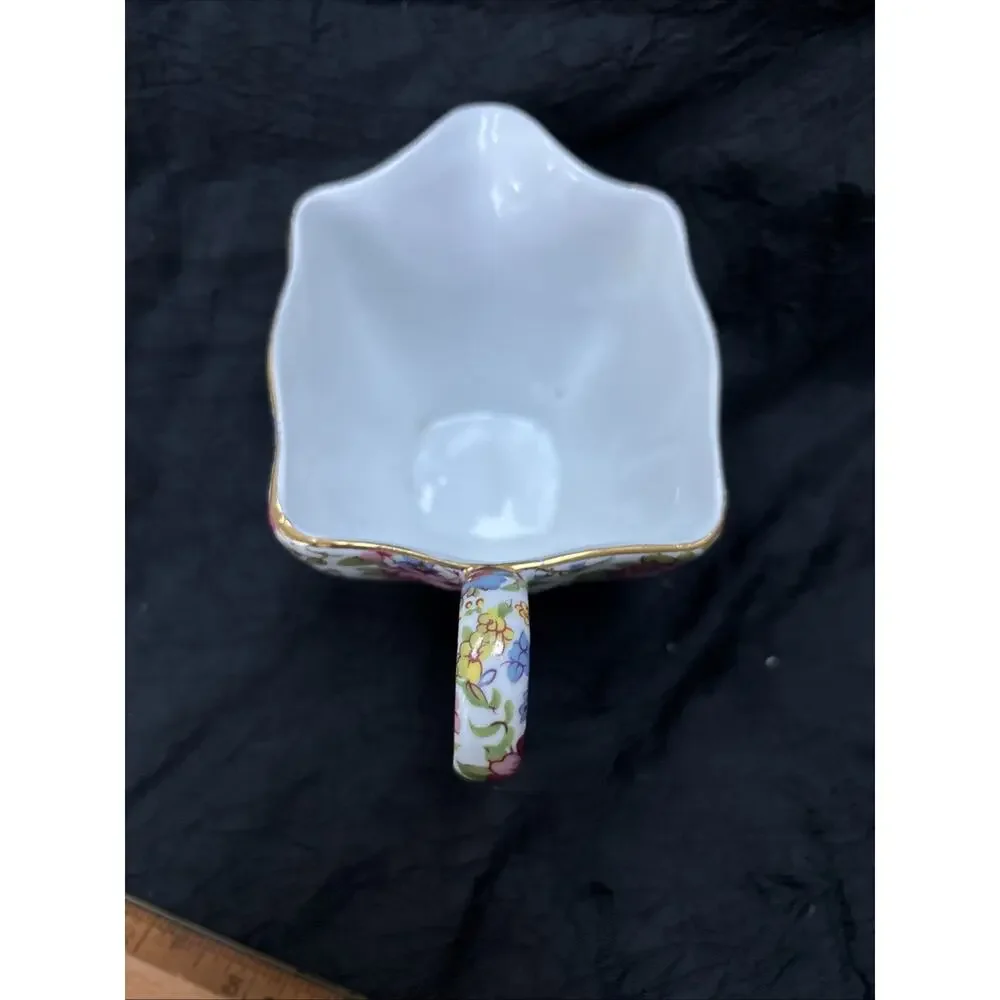 Vtg Godinger Royal Cotswolds Creamer English Tradition Floral Chintz Porcelain